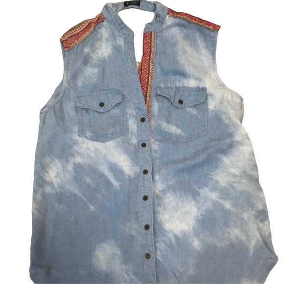 Very J Tie Dye Blouse - Picture 1 of 3